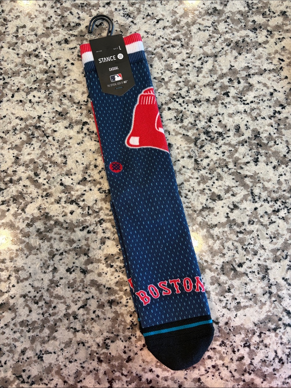 Stance Boston Red Sox Blue and Red Crew Socks